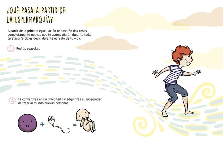 Una de las ilustraciones de 'El semen mola'.