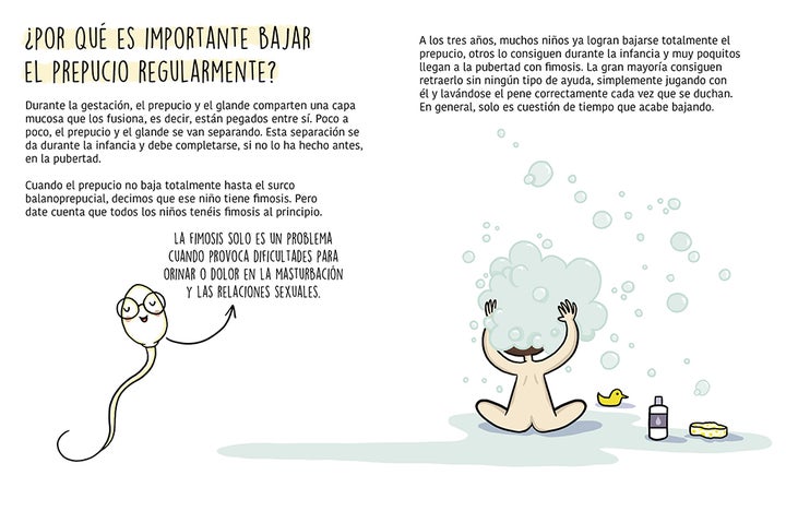 Una de las ilustraciones de 'El semen mola'.