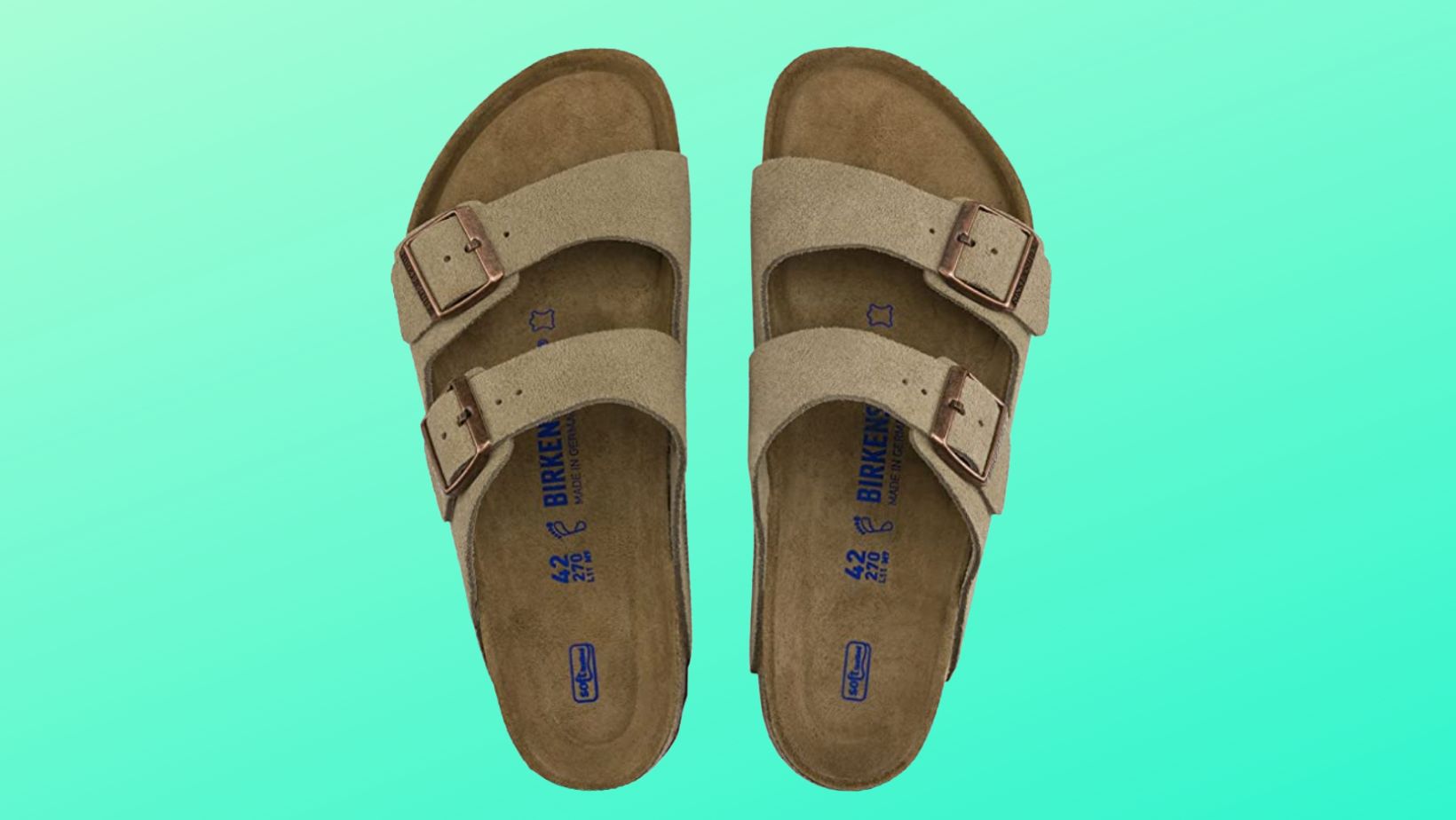 Buy Birkenstock Unisex Arizona Soft Footbed Tan Casual Sandals for Men at Best  Price @ Tata CLiQ