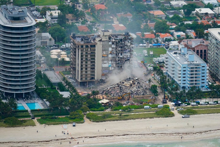 Champlain Towers was in the midst of its 40-year structural review when it partially crumbled to the ground.