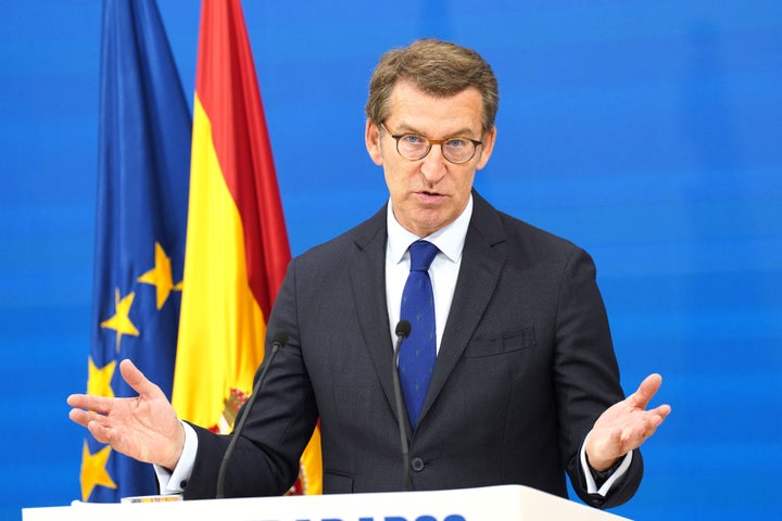 El presidente del Partido Popular, Alberto Núñez Feijóo.