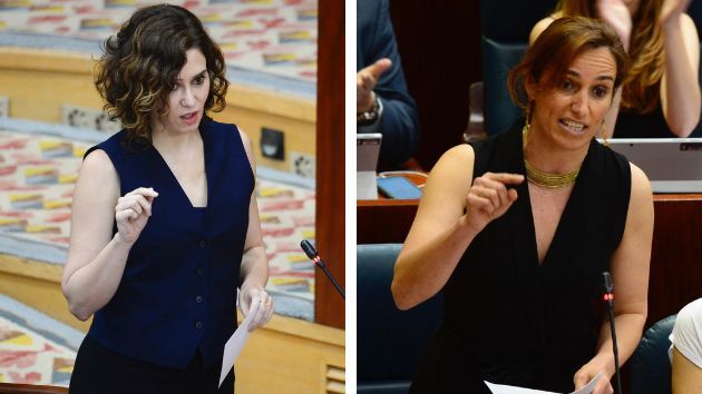 Isabel Díaz Ayuso y Mónica García.