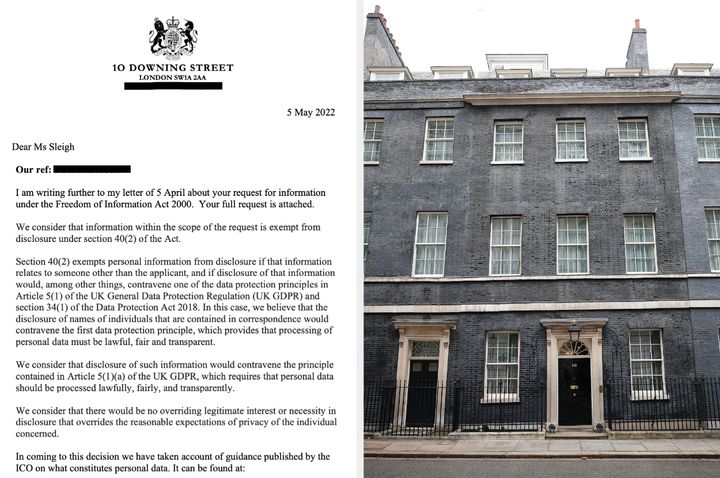 The final letter from the Cabinet Office to HuffPost UK