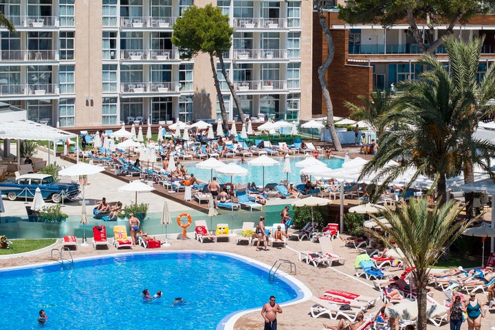 Foto de archivo de uno de los hoteles de Magaluf.