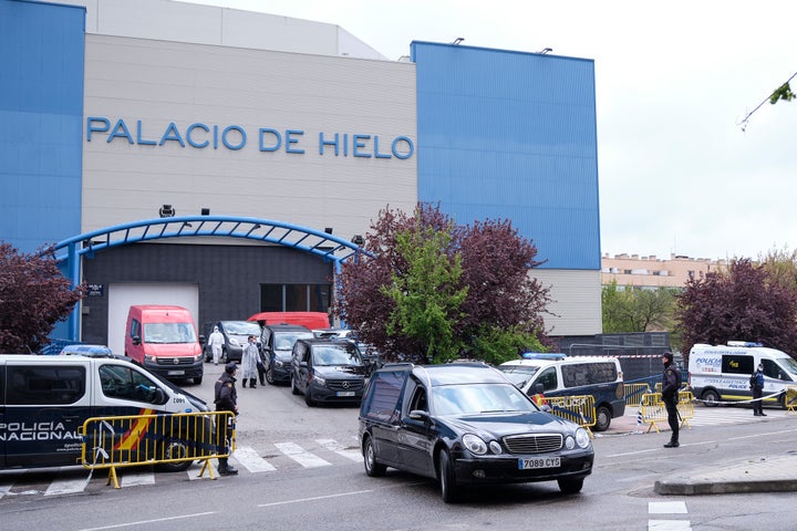 Foto de archivo del Palacio de Hielo de Madrid durante el mes de marzo de 2020.