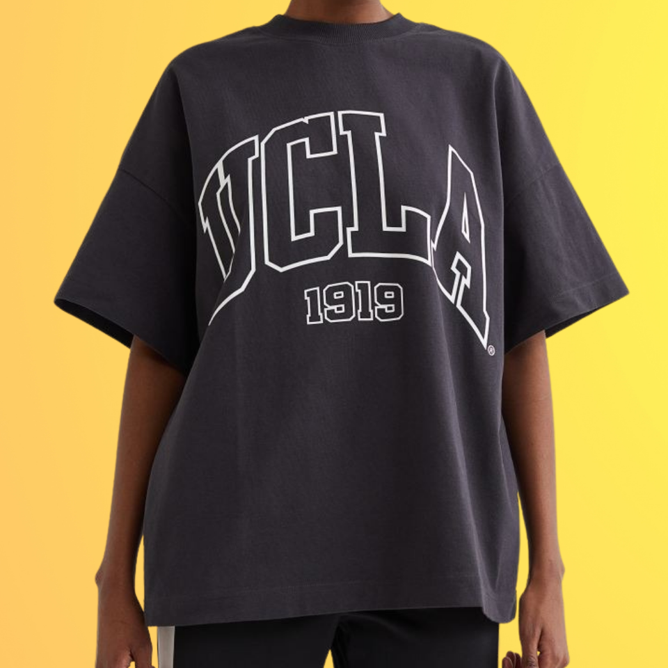 Tシャツ・カットソー WOOALONG Pigment over fit graphic Tshirt CHARCOAL GREY WL24 Where To Get The Coolest Graphic Tees For Women And Men