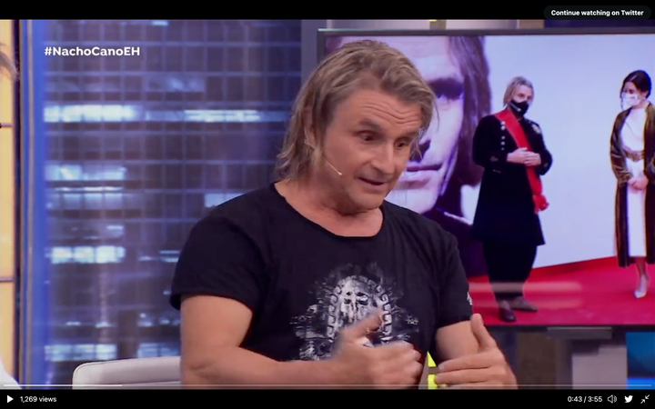 Nacho Cano en 'El Hormiguero'.
