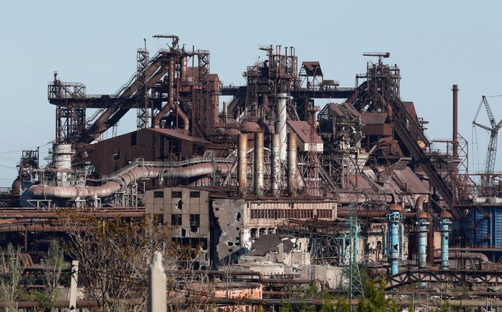 La planta metalúrgica Azovstal.