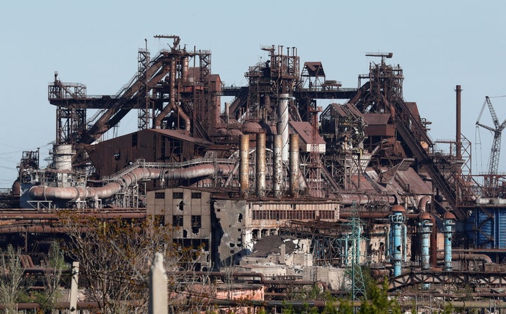 La planta metalúrgica Azovstal.