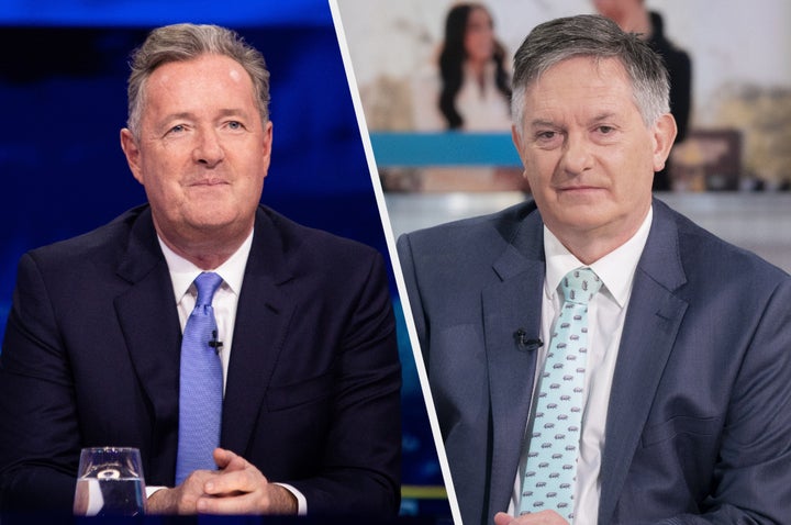 Piers Morgan and Simon McCoy