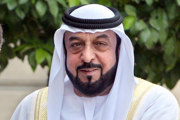 L'ex-président des Émirats arabes unis, le cheikh Khalifa bin Zayed al-Nahayan, à...