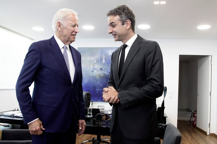 K. Mitsotakis - J. Biden