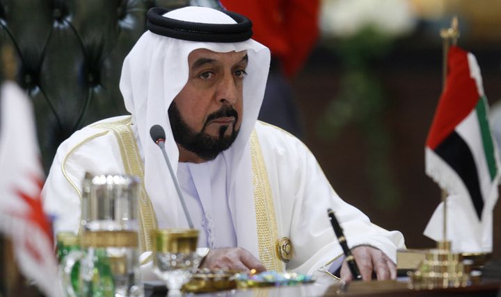 Una imagen de archivo del presidente de Emiratos, Jalifa bin Zayed.
