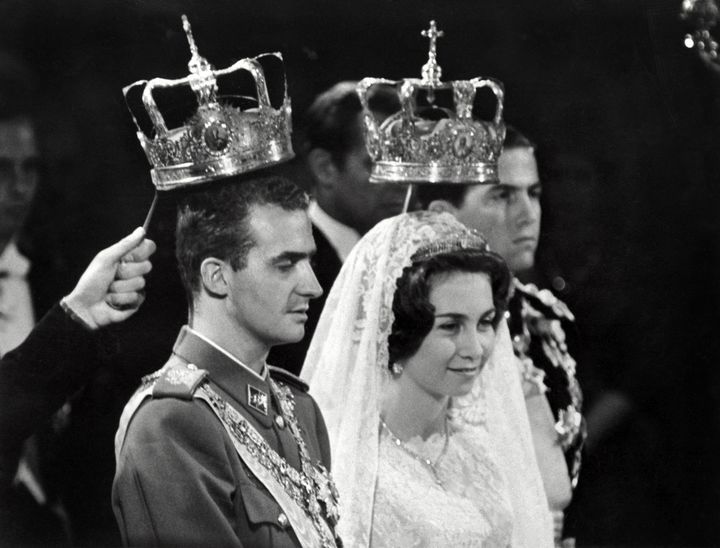 Boda entre los reyes Juan Carlos y Sofía, en 1962.