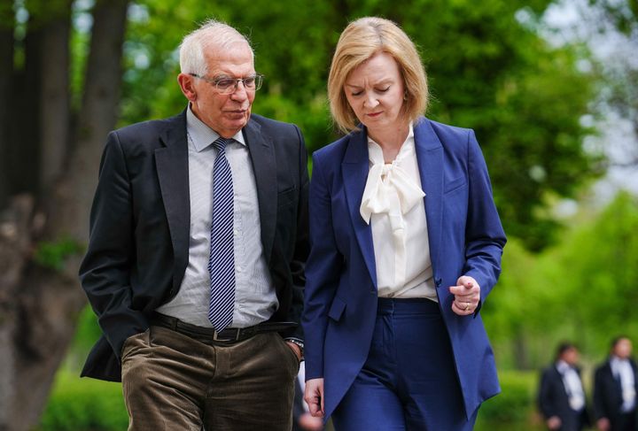 Liz Truss and High Representative of the European Union for Foreign Affairs and Security Policy Josep Borrell on Friday.
