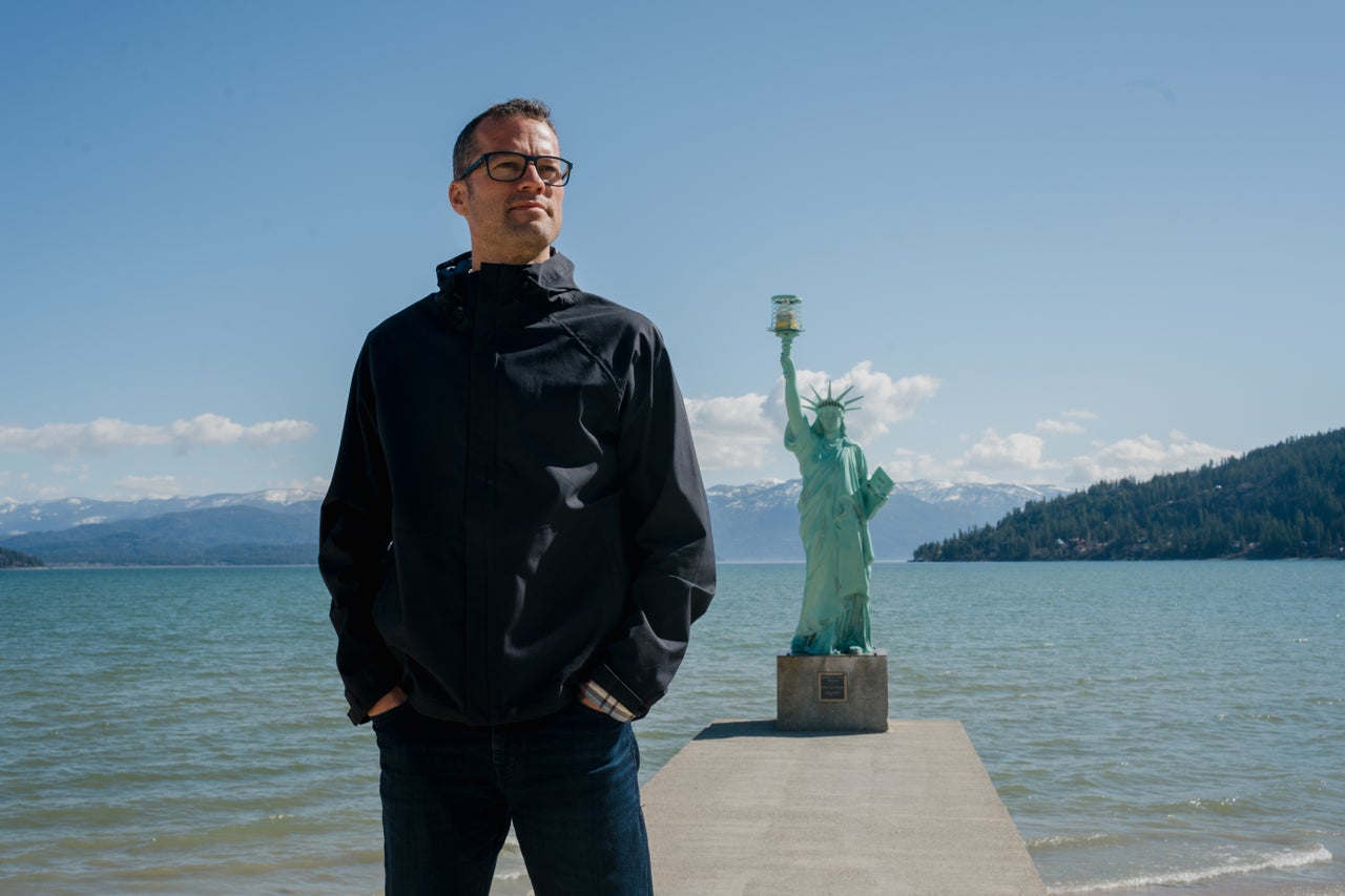 Sandpoint Mayor Shelby Rognstad by Lake Pend Oreille in Sandpoint.