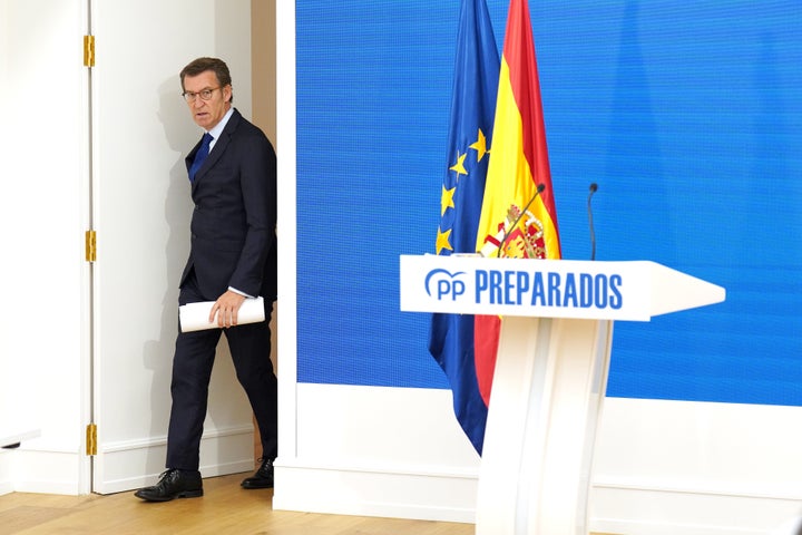 Alberto Núñez Feijóo, líder del PP.