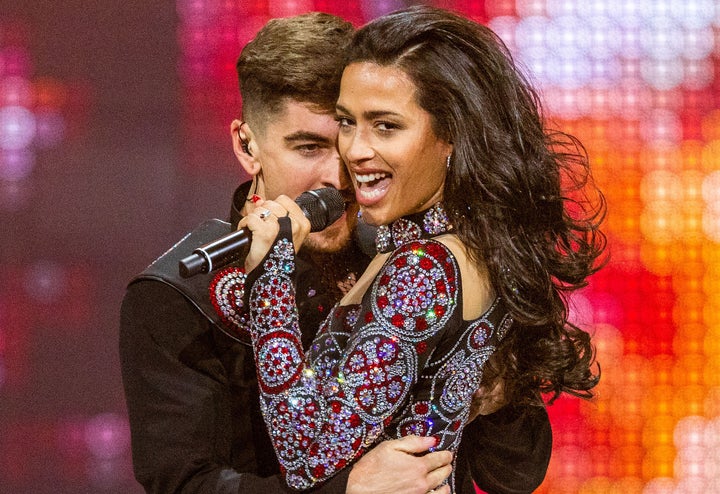 Chanel, este viernes, durante su actuación en el ensayo del jurado de Eurovisión.