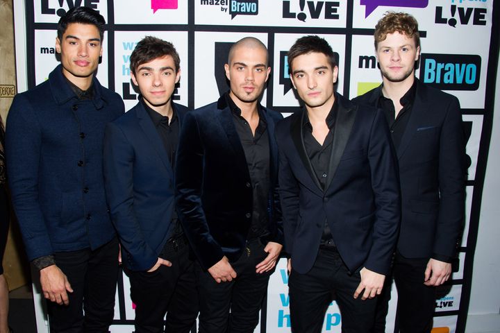 Siva Kaneswaran, Nathan Sykes, Max George, Tom Parker and Jay McGuiness of The Wanted