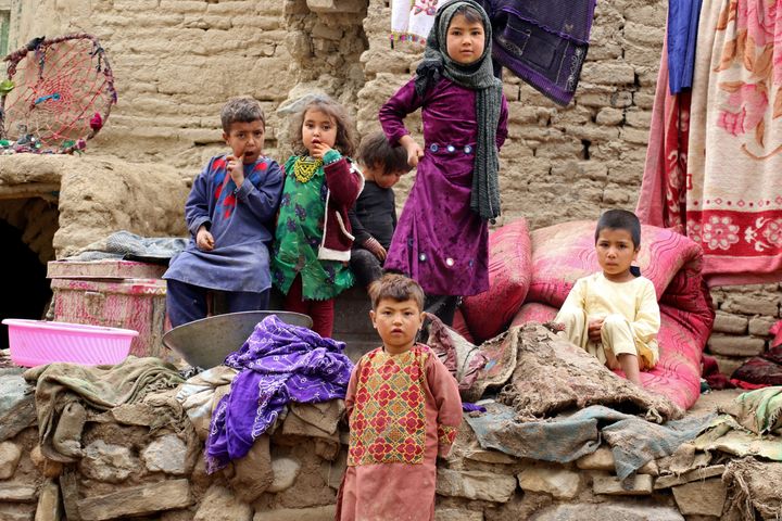 Niños afganos.