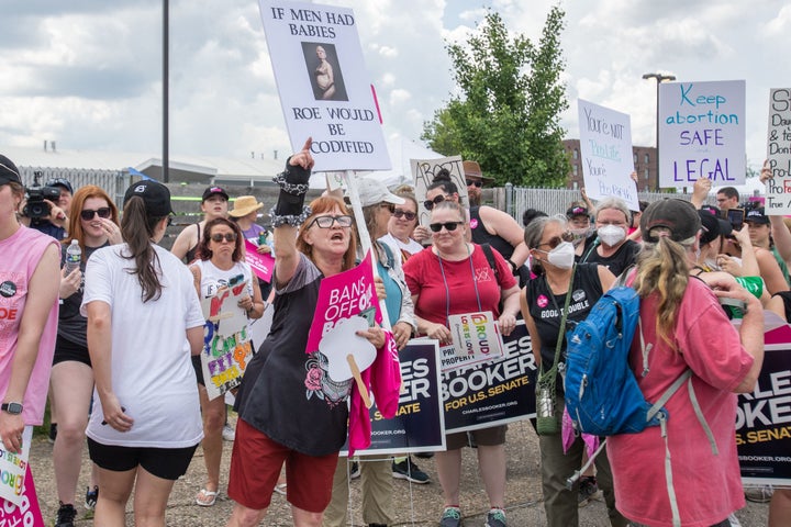 Activists demonstrate in Louisville, Kentucky.