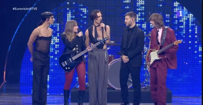 El grupo Maneskin, en Eurovisión.