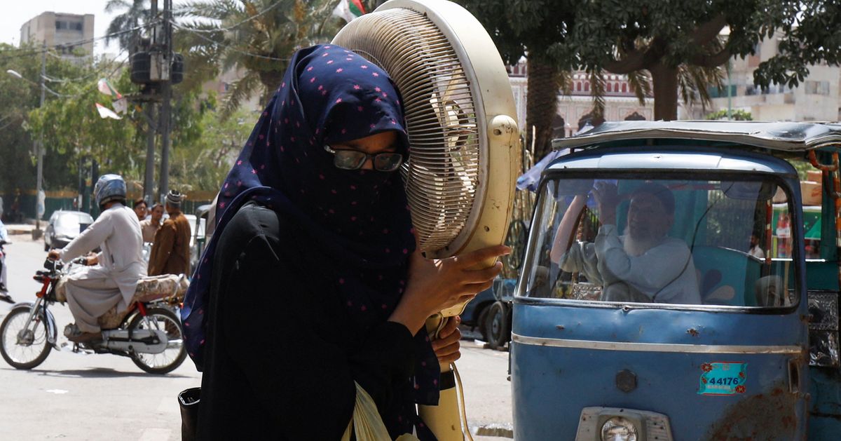 Di Pakistan, suhu melebihi 50 ° C di tempat teduh, rekor dunia untuk 2022