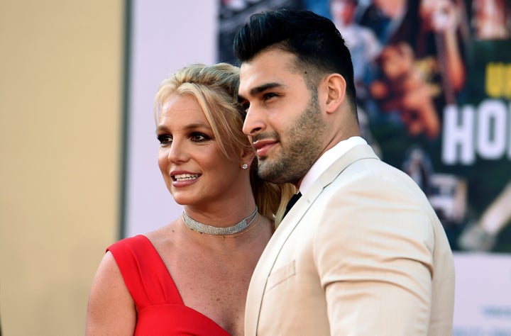 Britney Spears y Sam Asghari.