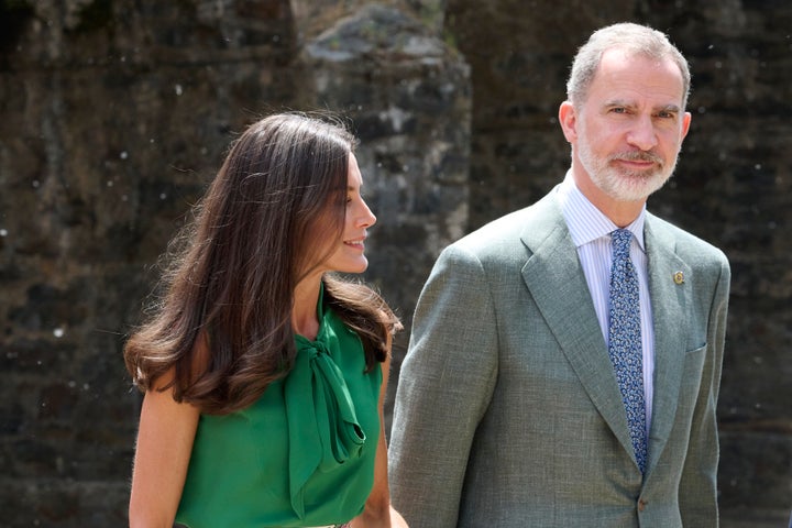 La Reina Letizia y el Rey Felipe VI.