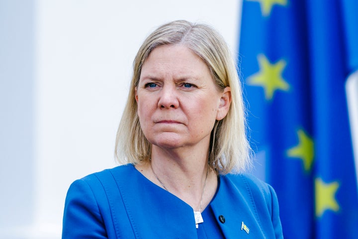 La primera ministra de Suecia, Magdalena Andersson.