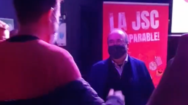 Miquel Iceta, en un acto de las Juventudes del PSC.