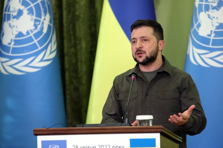 El presidente de Ucrania, Volodimir Zelenski.