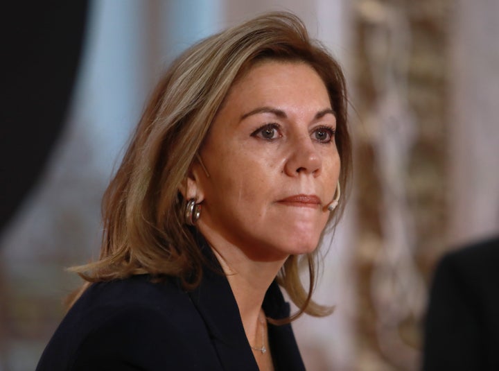 La exsecretaria general del PP, María Dolores de Cospedal.