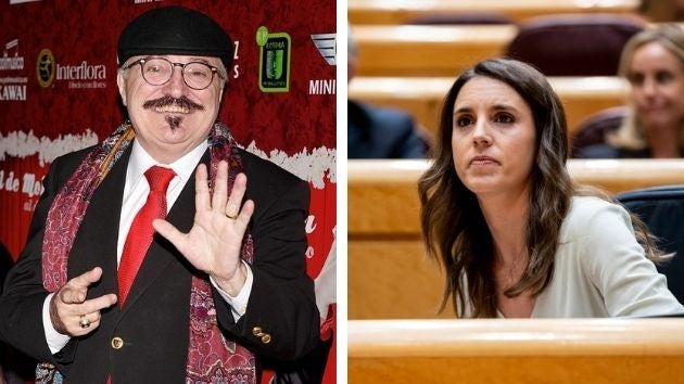 Moncho Borrajo e Irene Montero.