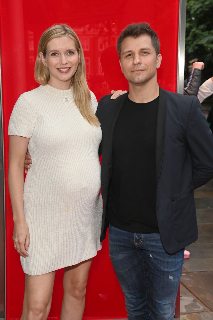 Rachel and Pasha pictured at the press night for Singin' In The Rain last year