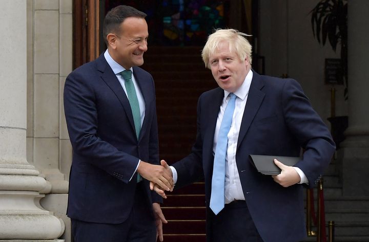 Boris Johnson discussed the Northern Ireland Protocol with then Irish Taoiseach Leo Varadkar back in 2019.