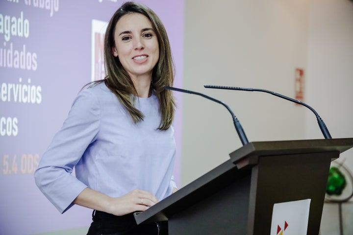 La ministra de Igualdad, Irene Montero, en una imagen de archivo.