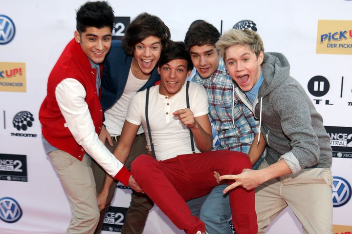 One Direction pictured in 2011