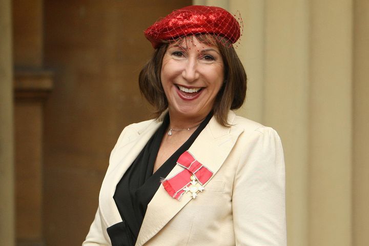 Kay Mellor pictured after receiving her OBE in 2010