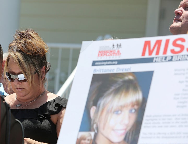 Dawn Drexel, the mother of Britanee Drexel, is seen during a news conference in 2016. The teen's mother called the recovery of her daughter's body "bittersweet."