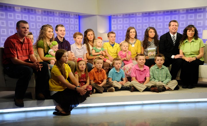 The Duggar family on NBC News' "Today" show.