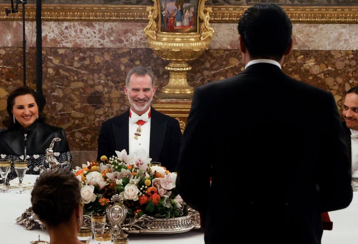 Discurso del emir catarí ante Felipe VI