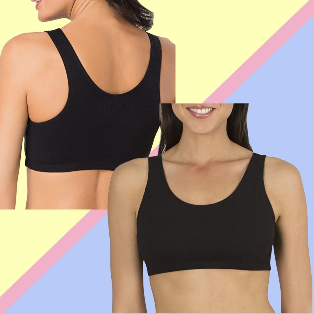 Sports bra without store removable padding