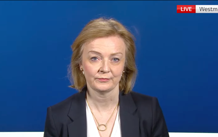 Foreign Secretary Liz Truss