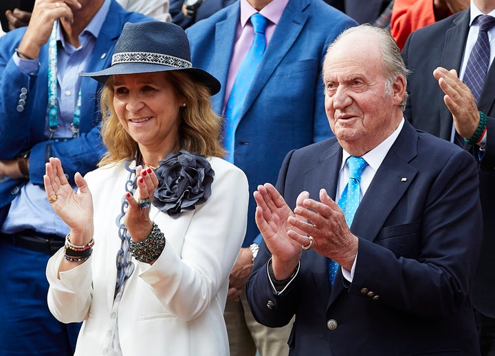 La infanta Elena y el rey