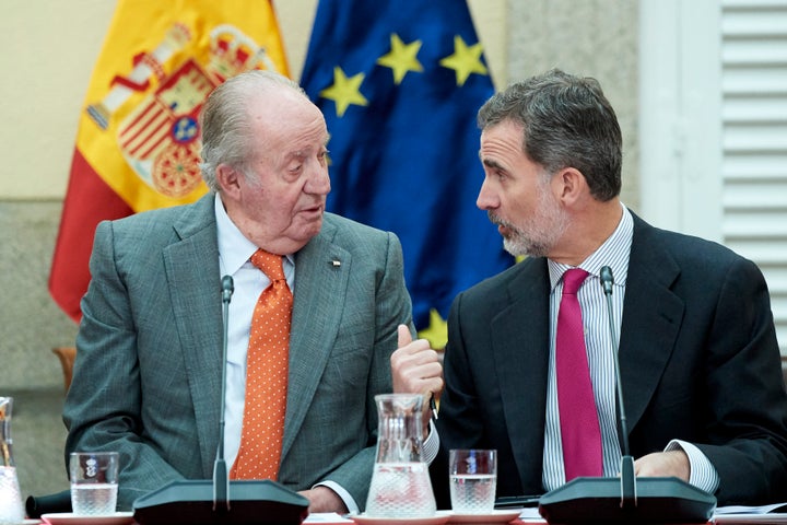 Juan Carlos I y Felipe VI