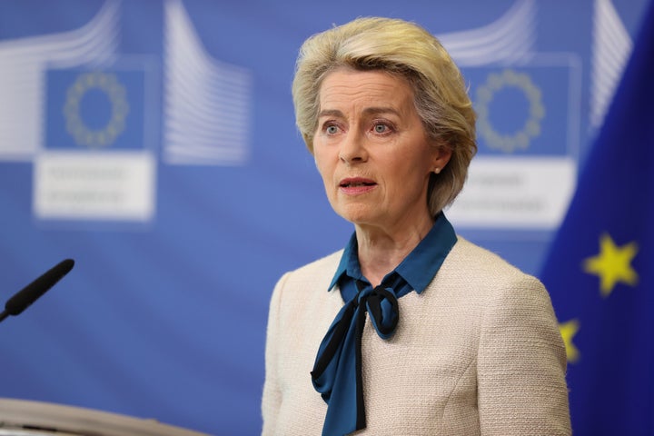 La presidenta de la Comisión Europea, Ursula Von der Leyen