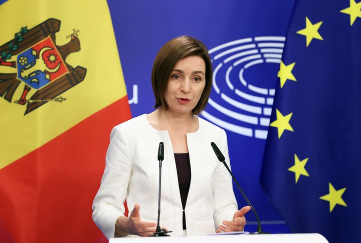 Maia Sandu, presidenta de Moldavia.