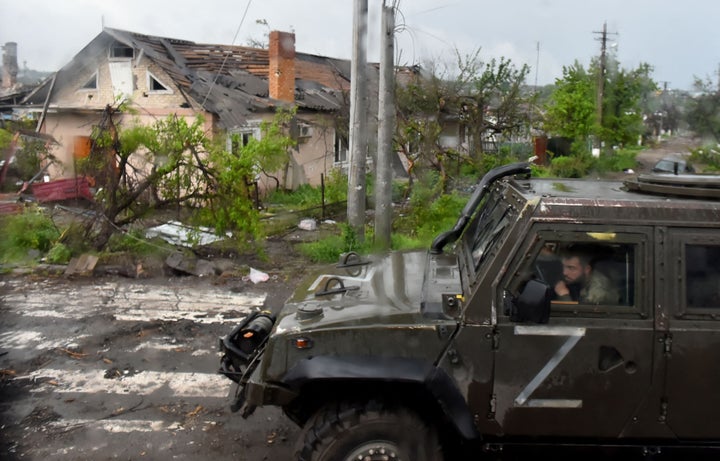 Vehículo militar ruso.