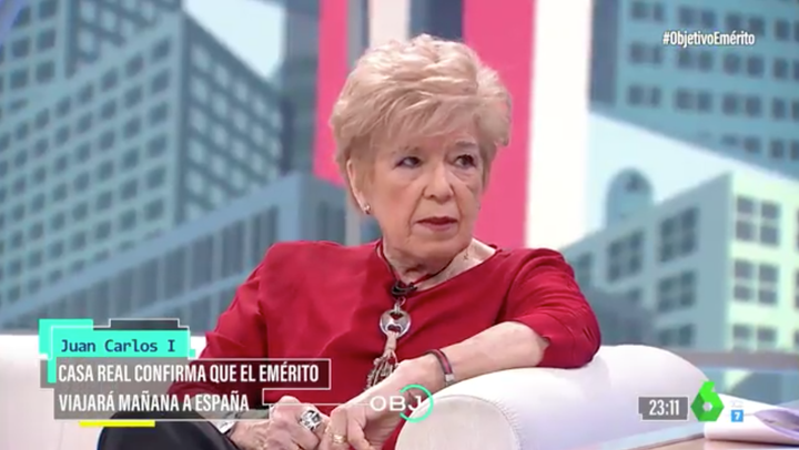 La periodista Pilar Urbano en 'El Objetivo'.